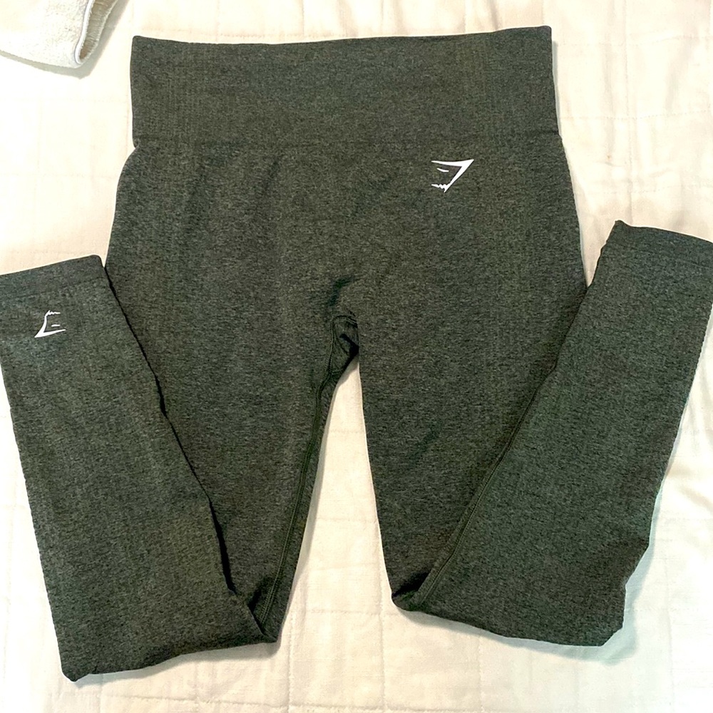 Forest green seamless Gymshark leggings